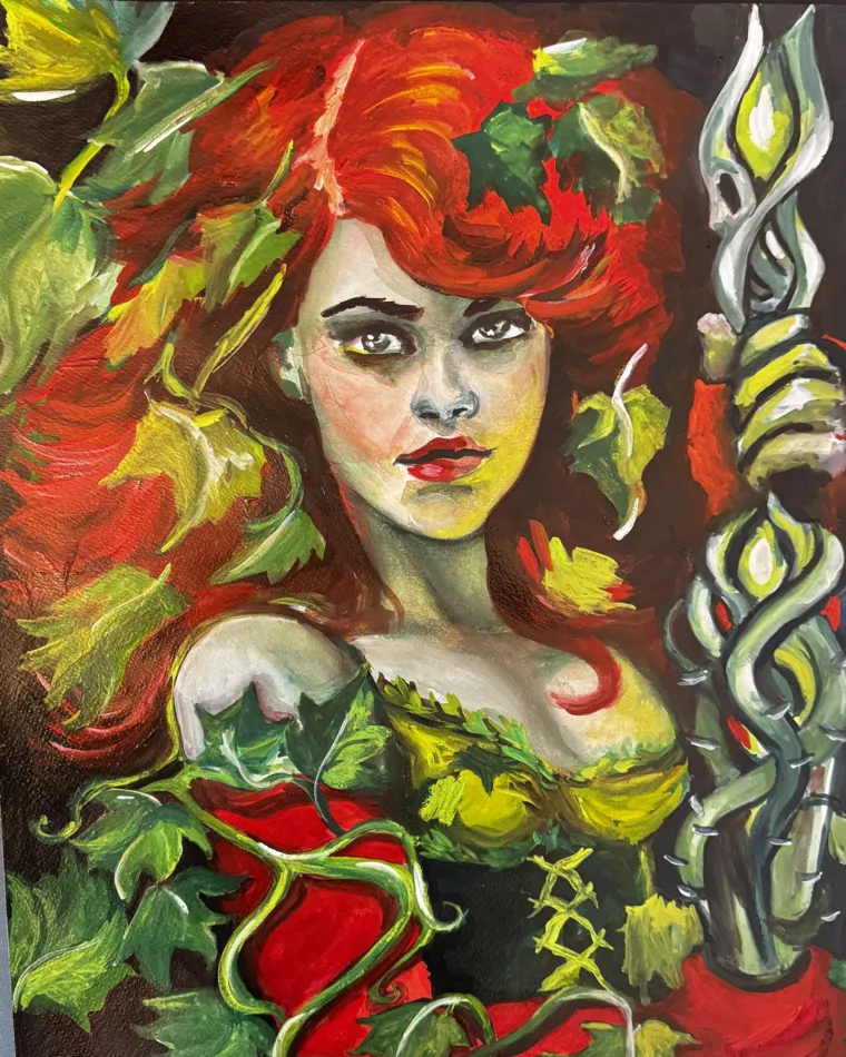 draws on the long association between Poison Ivy and the natural world